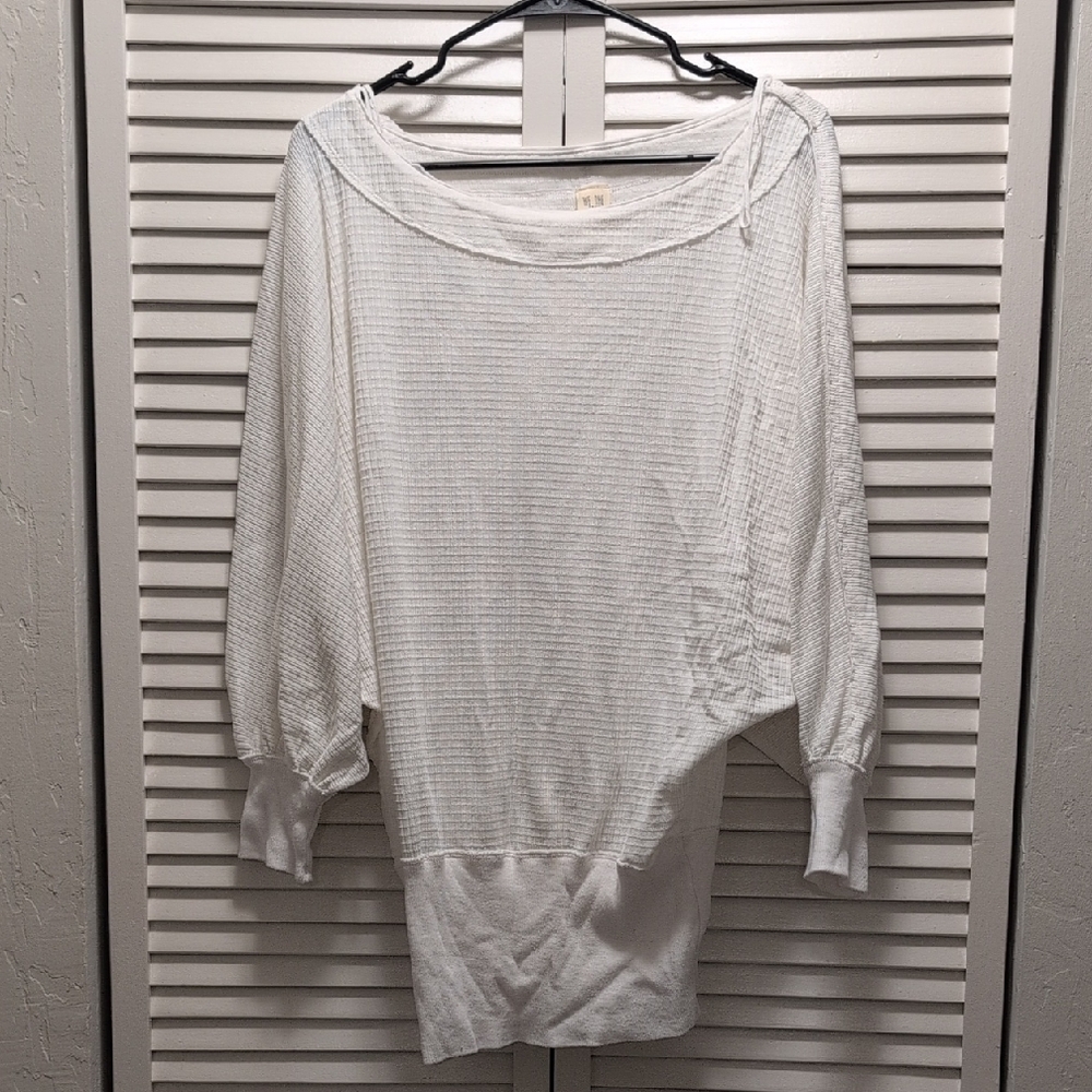 Free People We The Free White Knit Top